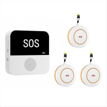 Tuya Smart WiFi SOS+3-oproepknop voor medisch noodalarm voor ouderen met mantelzorgpieper voor oudere patiënten
