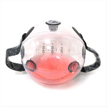 Palla d'acqua per allenamento sportivo, sollevamento pesi, trasparente, regolabile, multiuso, fitness, borsa d'acqua morbida e sicura