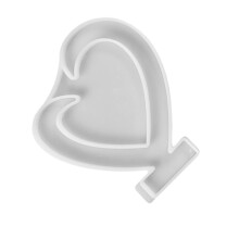 Moules en Silicone pour chandelier en forme d'amour,-cœur