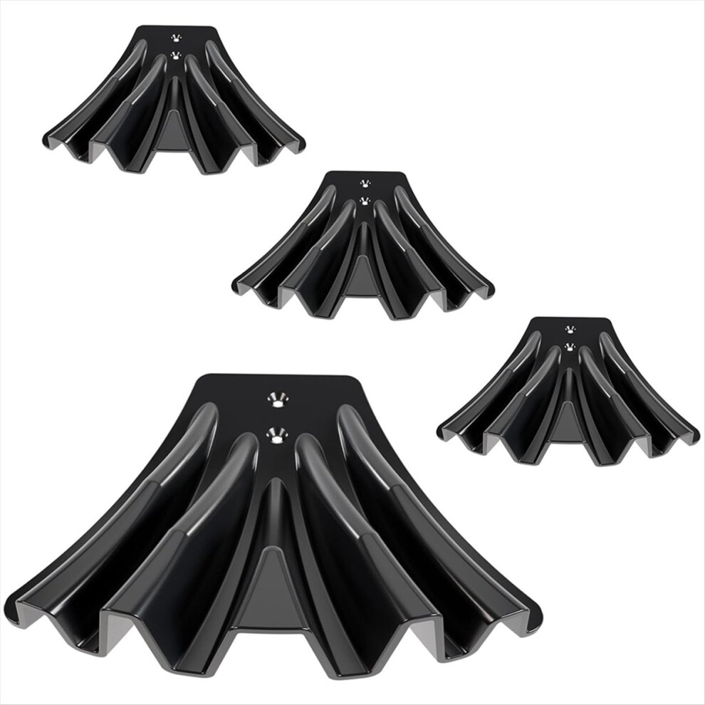 4Pcs Gutter Downspout Diverter,Gutter Downspout Extensions For Rainwater Dispersal,Rain Gutter Disperser Black 4851422108272