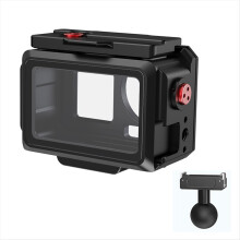 80M waterdichte behuizing voor onderwaterduiken met magnetische snelkoppeling voor de Action 5 Pro 4.3-camera
