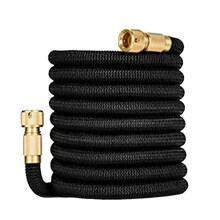 25ft Expandable Garden Hose Pressure AntiKink with Spray Nozzle for Outdoor Cleaning