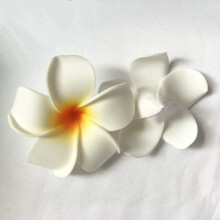 Eleganza per feste in spiaggia: fiore di plumeria in schiuma, fermagli in metallo, stile bohémien, comodo da usare, fermaglio per capelli hawaiano