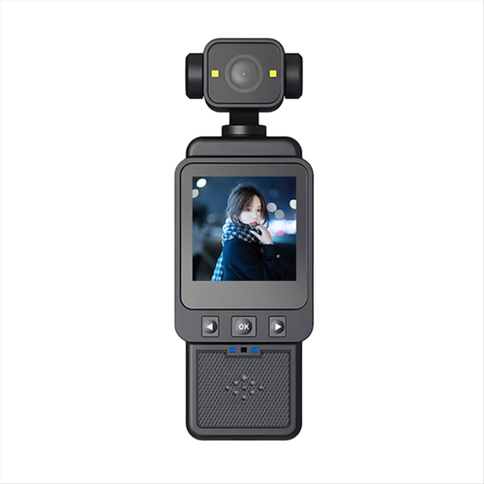 1080P Handheld Pocket Camera 180 Rotating Mini Portable Anti-Shake Camera Wearable Wifi Sports Camera Cycling Recorder 4851422119063