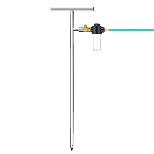 Tree Watering Spike, Root Feeder  Stainless Steel Watering System with THandle