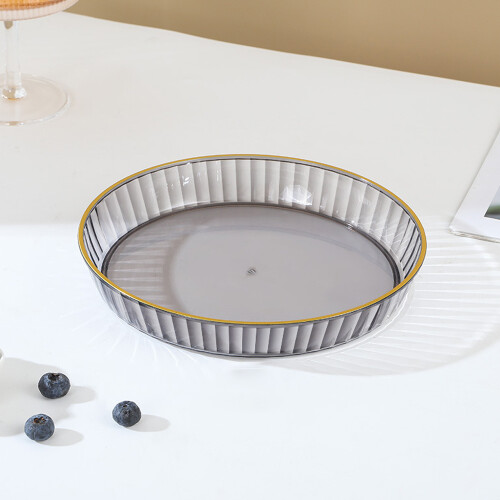 Οργάνωση Πικάπ Lazy Susan, Ελαφριά Πολυτελής Αποθήκευση για Κάθε Ανάγκη - Clear 2