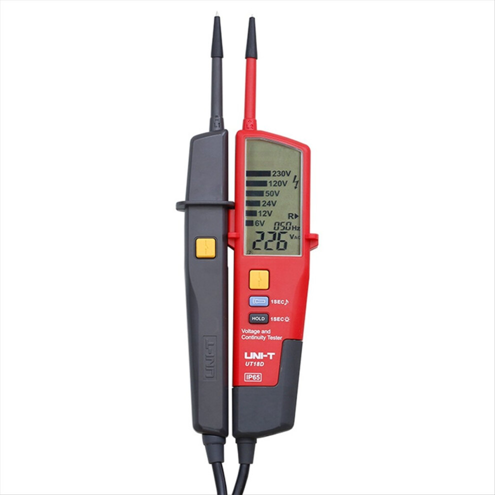 Voltage And Continuity Tester Rcd Handheld Digital Display Voltage Tester Continunity Voltmeter Ut18d 4851422127402