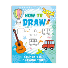 Cartoon Food Animal Theme Coloring Book Step-by-Step-Model B