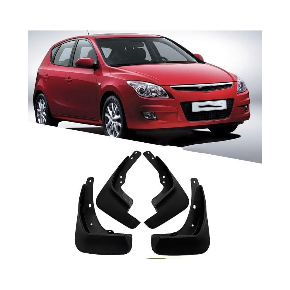 4 Pcs Car Mud Flaps For Hyundai I30cw Wagon 20072012, Front And Rear Splash Guards For Paint Protection 9189345666728
