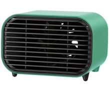 Electric Space Heater 600W Fast Heating Low Noise Compact Design for Home and Office Green