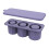 Hollow Cylinders Ice Cube Tray Convenient Ice Cube-Purple S 1