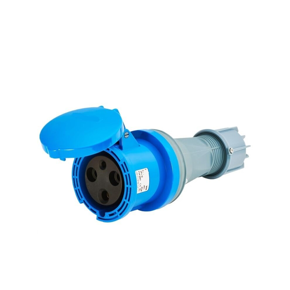63A 3Pin Aviation Industry Plug Connector Ip44 Industrial Grade Outdoor Use 9119770795335