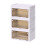 Foldable Clothing Wardrobe Clothes Organizer with-Three-Layer L 1