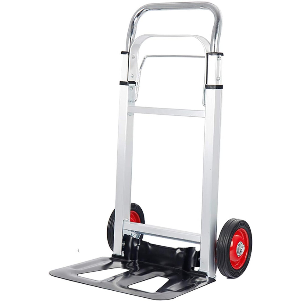 Heavy Duty Aluminium 90Kg Folding Foldable Hand Sack Truck Barrow Cart Trolley Industrial Warehouse Hand Truck 9119770797964