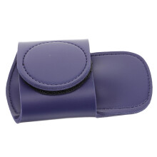 PU Leather Stethoscope Clip Holder With Hook Loop Fastener, OneHand Use, Compact Medical Accessory For Nurses And Doctors