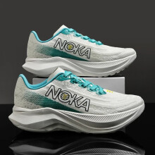 (White Blue, 38) Men's Running Shoes Breathable Sneakers Mesh Non-Slip Cushioning Outdoor Jogging Couple Trainer Race Luxury shoes Off-road Shoes