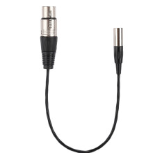 Kompakt audio adapter, Mini XLR anya - XLR anya átalakító professzionális mikrofonokhoz, folyamat- és kompakt kialakítás az optimális
