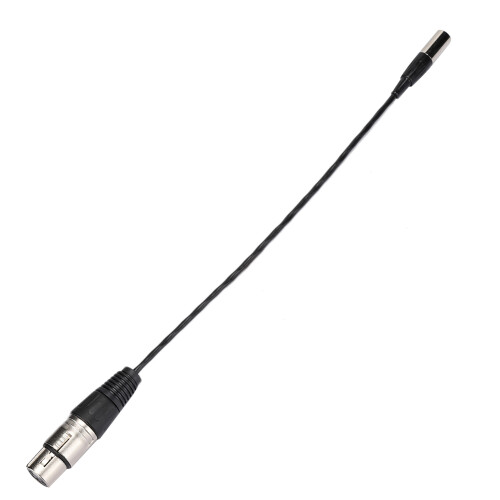 Συμπαγής προσαρμογέας ήχου, μετατροπέας Mini XLR θηλυκού σε XLR θηλυκό για 2