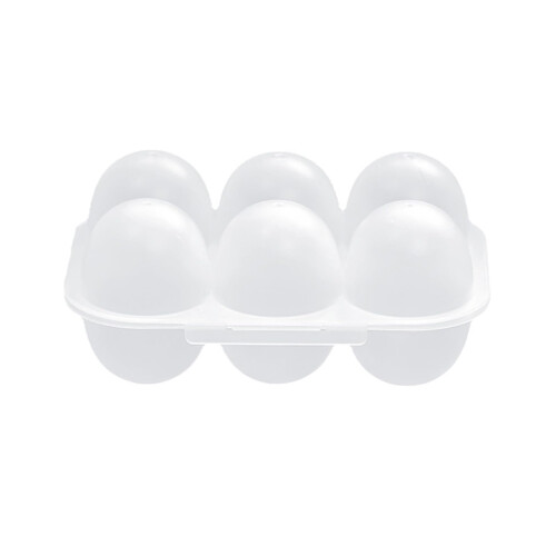 Dustproof Egg Boxes 6Grid With Lid, Transparent Plastic Storage Container For Home Use, Egg Organizer Case
