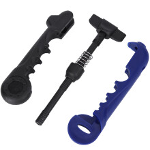 Herramienta multifuncional para enrollar carretes de baitcasting, diseño de carrete único con bisagras de reinicio automático, construcción de
