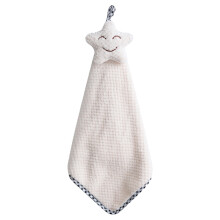 Serviette de bain en chenille microfibre blanche et grise, ultra-absorbante, polaire corail avec boucle de suspension pratique, décoration cuisine