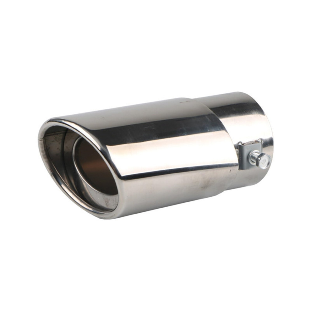 Universal Car Exhaust Tip 63Mm Stainless Steel Oval Tail Pipe Noise Reduction Rust Protection 9001264091132