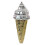 Creative Ice Creams Delicate Ice Creams Shaped-silver gold 1