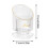 Makeup Brush Holder Cosmetic Tool Organizer Convenient-Clear 3