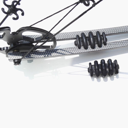 Pack of 2 bow Limbs Link Stabiliser Mute Silencer Rubber Compound Compound Bow Stabilizer 2