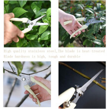 Ergonomisch gestaltete Gartenschere, hochwertige Astschere mit Klinge aus Edelstahl zum Schneiden von Blumen und Sträuchern, ideales Geschenk für