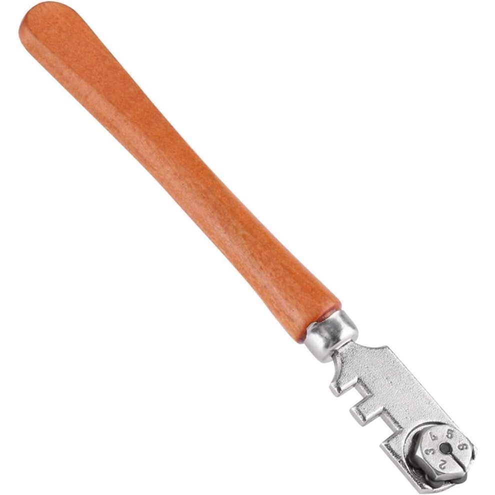 Glass Cutter Tool 6Wheel Cutting Kit With Handle 30Mm Handheld Cutter Craft Cutting Tool 9426802912401