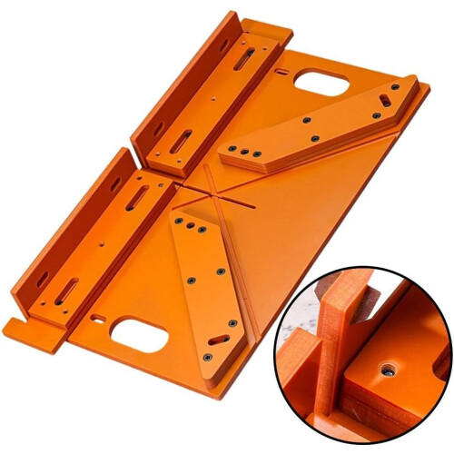Adjustable 45 Degree Cutting Guide For Straight And Diagonal Cuts Door And Window Frame Installation Compact Bakelite 1