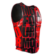 Professional surfing vest kayak jacket anticollision swimsuit for swimming snorkeling water sports M Red