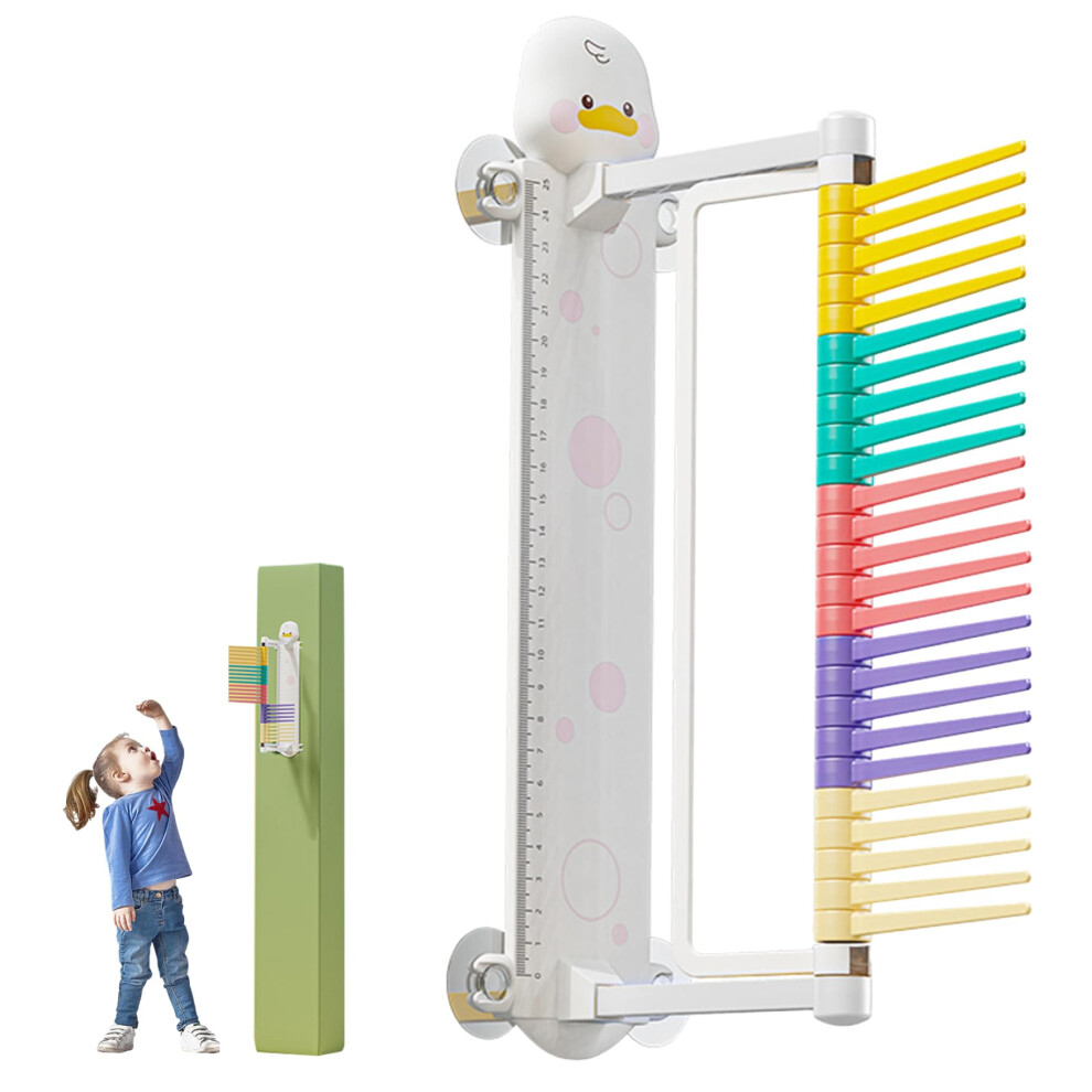 Jumping Trainer for Kids, Cartoon Duck Wall Mounted Measuring Tool, Vertical Jump Tester for Kids Home Nursery Use