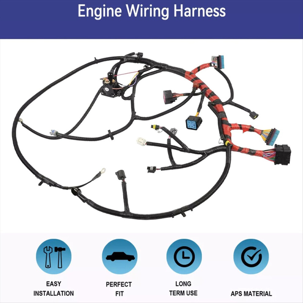 Yc3z-12B637-, Yc3z12b637ba Engine Wiring Harness For F450 F550 Super Duty 7.3L 4851422137692