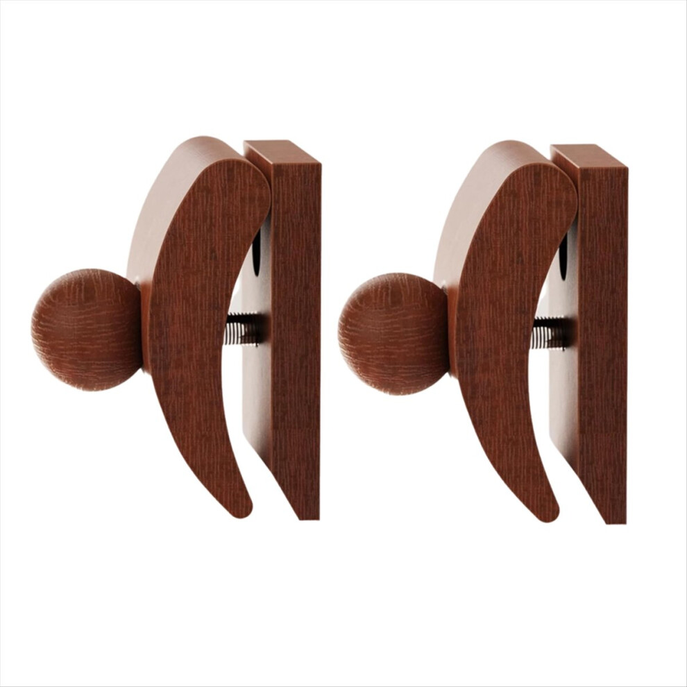 Tapestry Hangers,Quilt Hangers for Wall Hangings,Blanket Hanger Clamps,Carpet Rug Display, Wooden Wall Clips 2pack