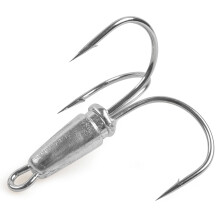Hanging Hooks 5 Packs Weighted Treble Hook for Saltwater Bass Trout, 40 g