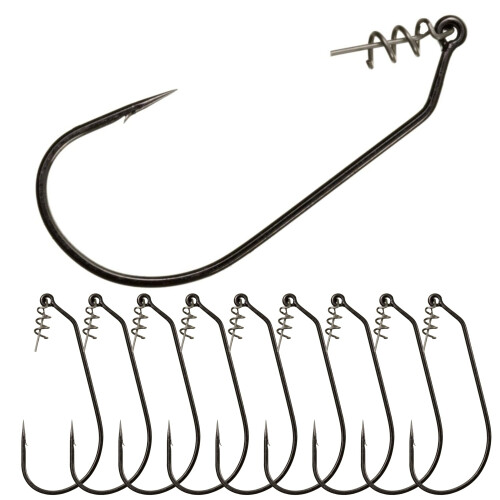 swimming bait hooks, 9/0, 10 pieces