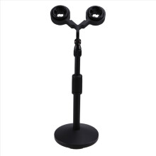 Kit de suporte duplo para microfone universal com amortecimento de choque para instalação de microfone presidencial.