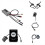 860C Screen G062 Controller Set for G062 Controller H550 Hub Motor 30A 1000W 48V Bicycle Modification Accessories 1