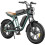 ENGWE ENGWE M20 2 * 13Ah Baterias 20 * 4.0 Polegadas Pneus 750 W Motor sem escova 45 km / h Velocidade máxima Freios a disco dianteiro e traseiro 1