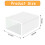 Shoe Storage Box Stackable, Transparent Shoe Organizer with Flip-Open Design, Clear Plastic Foldable Shoe Box for Space Saving Storage Solutions, Heav 5