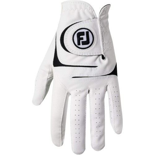 Men's WeatherSof Golf Gloves, Pack of 2 (White) 1