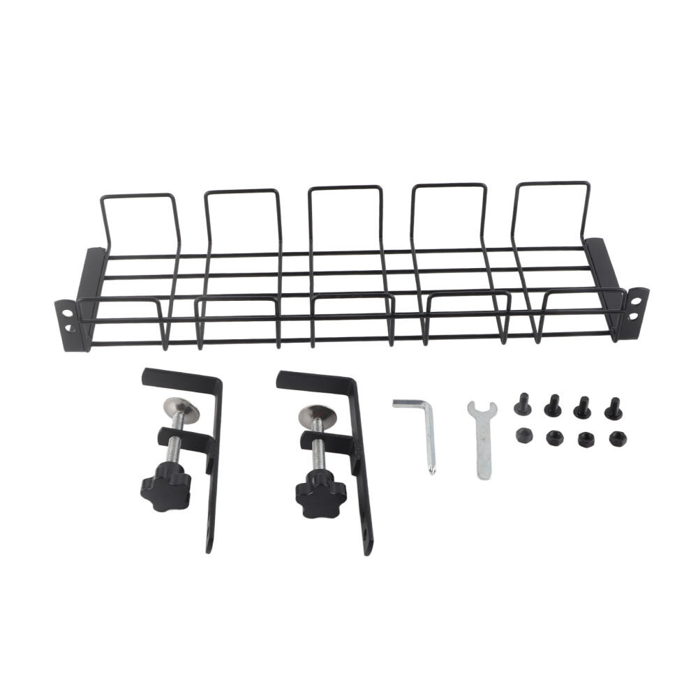 Wire Organizer Under Desk, Sturdy Construction Cable Management Basket With No Drill Installation For Tidy Electrical Cord Management In Office Study 9554910016084
