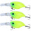 Δόλωμα για ψάρεμα λαβρακιού Crankbait, με κατασκευή με αρθρώσεις, αμβλύ ήχο θολού 6