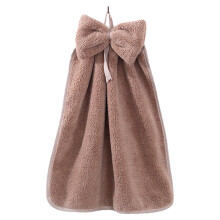 Serviettes à mains en microfibre, douces, style bohème, avec boucle de suspension, en polaire corail pour une utilisation élégante dans la
