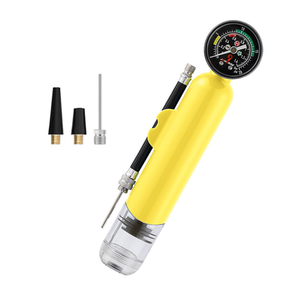 20Psi Manual Tire Pumps With Pressure Gauge Balloon Volleyball Basketball Inflator Portable Inflating Pump Tool Ref: 4172 9001264091781