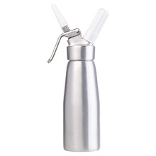 Cream Syphon Cream Dispenser for Whipped Creams and Sauces, 500 ml, 3 Attachments (Cream Sprayer, Siphon, Cream Capsules)