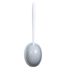 Brosse WC en céramique avec système récupérateur de gouttes, pour une hygiène optimale dans la salle de bain, design ergonomique, compatibilité