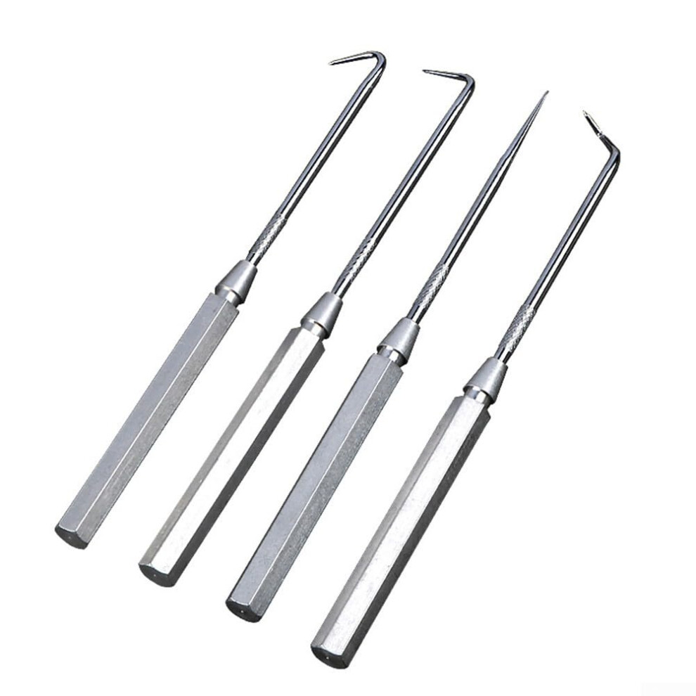 Multifunctional 4Piece Hook And Pick Set For Removing Orings, Clips, Wires, And Seals 9119770800213